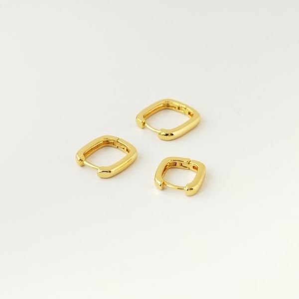 GOLD HALKA KÜPE SETİ
